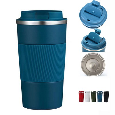 18 OZ Stainless Steel Coffee Mug with Silicon Sleeve