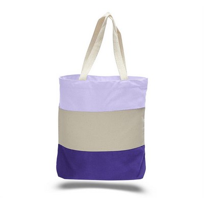 Canvas Tri Color Professional Tote Bag