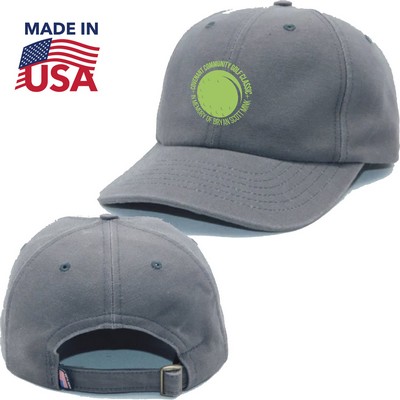 True American Made 6-Panel Cotton Canvas Cap