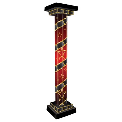 Red Carpet 3-D Tall Column Props