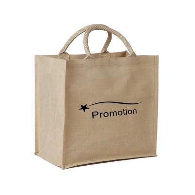 Jute/Cotton Tote Bag