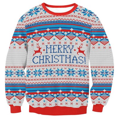 Unisex Classic Acrylic Fiber Custom Ugly Christmas Sweater