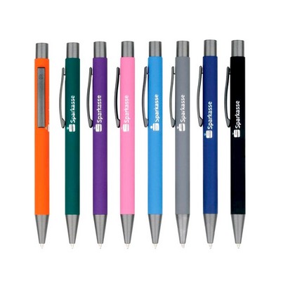 Push Action Metal Ballpoint Pen