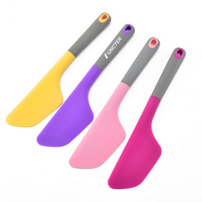 Silicone Spatula Silicone Tools for Cooking Baking Mixing Non-Stick Cookware Short Handle