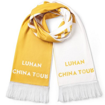 Full Sublimation Velvet Scarf with Tassle