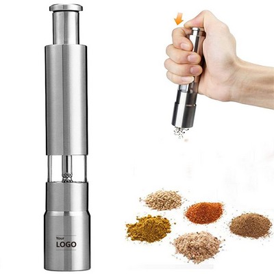 Stainless Steel Salt and Pepper Grinder Set