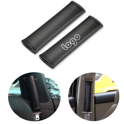 Carbon Fiber Style Car Seat Belt Cover