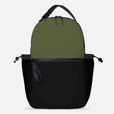 Studio Backpack, Olive Colorblock