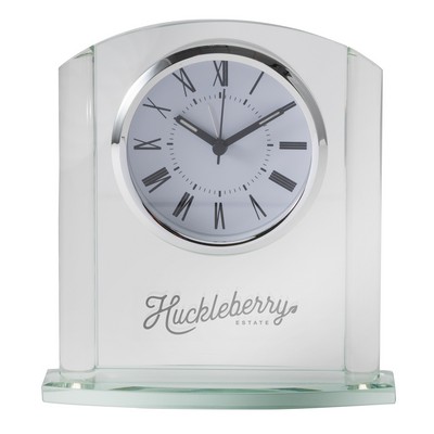 Arch Glass Desk Clock