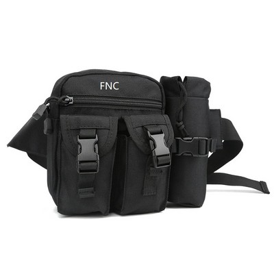 Tactical Waist Bag w/Bottle Holder