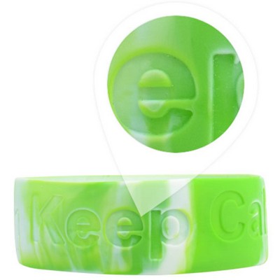 1 Inch Debossed Wristbands