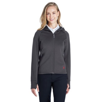 Spyder Ladies' Hayer Full-Zip Hooded Fleece Jacket