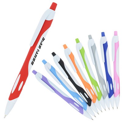 Sport Soft Touch Gel Pen - White