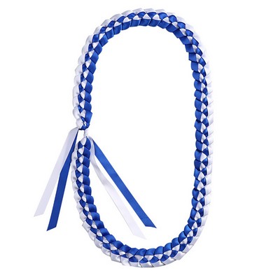 Braided Graduation Ribbon Lei