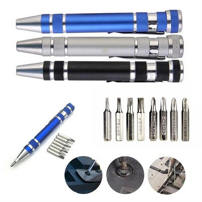 Versatile 8-in-1 Screwdriver Set Collection