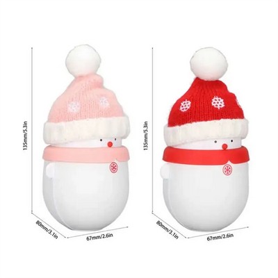 Snowman Hand Warmer & Powerbank: 6000mAh Rechargeable