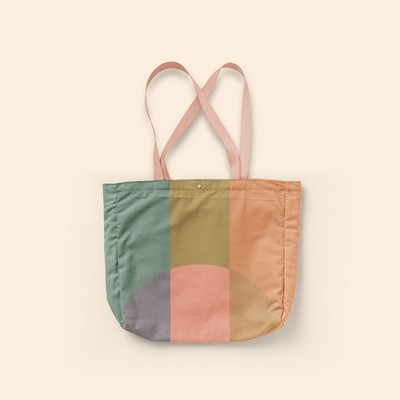 Open Laptop Tote - 4CP Pigment Dyed Canvas