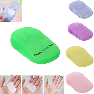 Disposable Paper Soap Sheet With Case