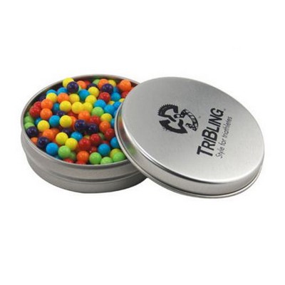 Round Tin with Mini Jawbreakers -1.7 Oz.