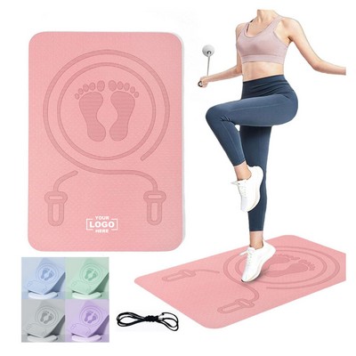 TPE 1CM Jump Rope Yoga Skipping Mat(Free Shipping)