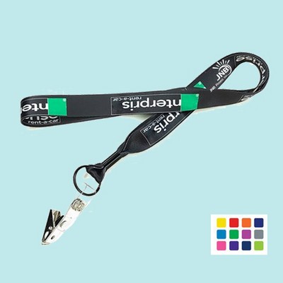 Bulldog Metal Clip Lanyard