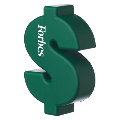 Money Sign Shaped Stress Reliever w/ Custom Logo