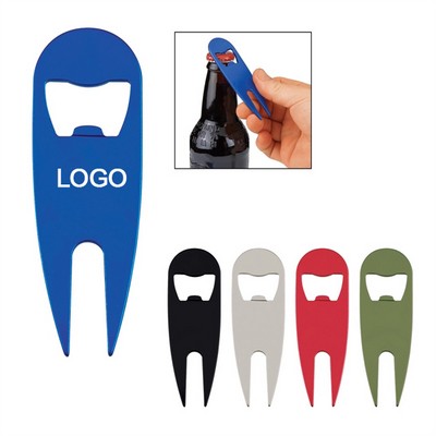 Golf Divot Tool With Bottle Opener