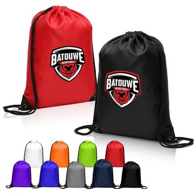 420D Heavy Duty Drawstring Backpack