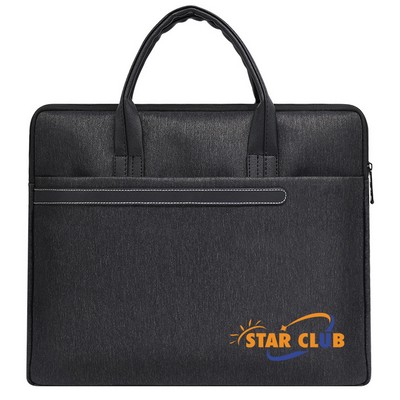 Canvas Zipper Bag Busines Briefcase Waterproof