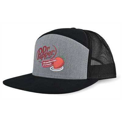 Richardson 168 7-Panel Trucker Cap w/Full Color Imprint