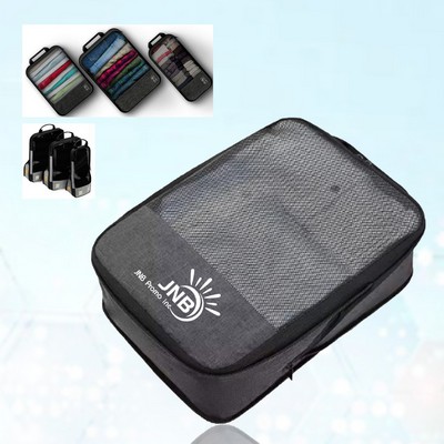 3-Piece Waterproof Travel Storage Bag Set