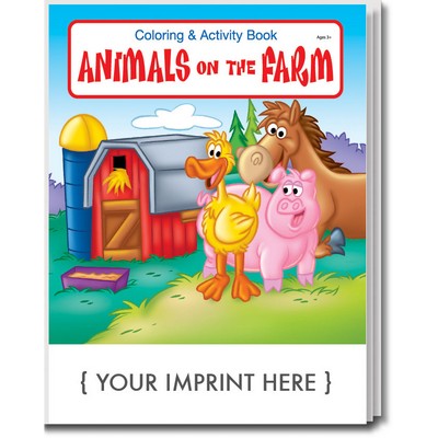 Animals on the Farm Coloring Book Fun Pack