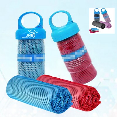 Sport Bottle with Cooling Towel