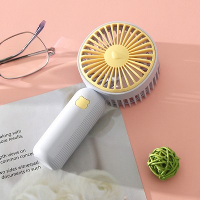 Summer Cartoon Handheld USB Rechargeable Fan