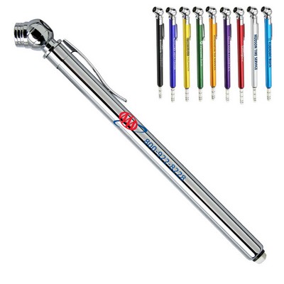 Economy Pen Size Tire Gauge - Zinc Alloy