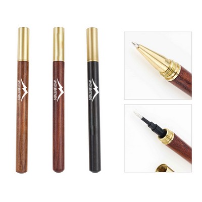 Wooden Brass Gel Pen