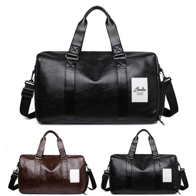 Waterproof Leather Duffel Bag