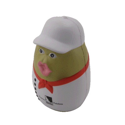 Hat-Wearing Potato Doll Stress Reliever