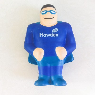 Foam Superman Shaped Stress Reliever with Customized Logo