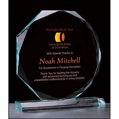 UV Printed Octagon Series 3/4" Thick Acrylic Award (6"x6.75")