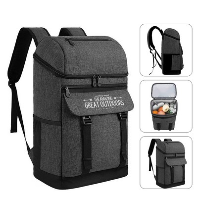 Large Pocket Leakproof Insulated Cooler Backpack