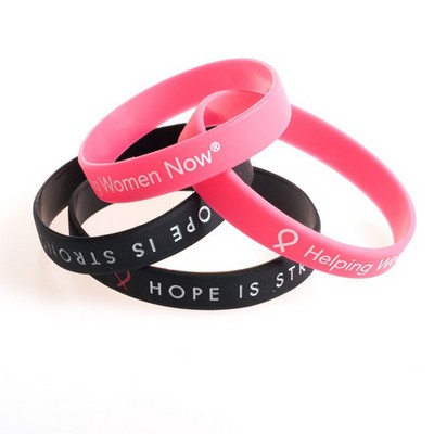 Silicone bracelet wristband