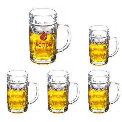 16 Oz Beer Stein Glass