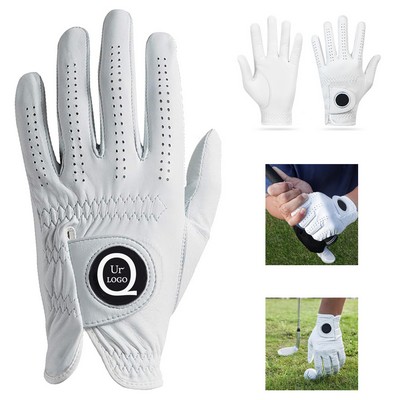 Men'S Single Lambskin Soft Golf Glove