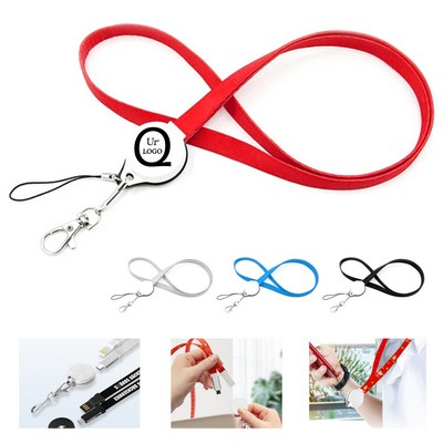 3-In-1 Charging Cable Lanyard