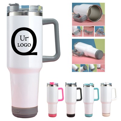 40Oz Sublimation Thermos Cup With Smart Wireless Speaker