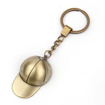 Copper Alloy Baseball Cap Keychain Charm