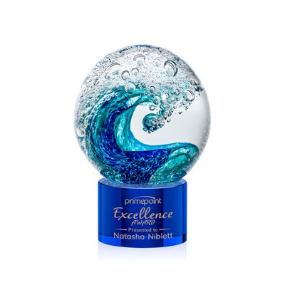 Surfside Award on Marvel Blue - 4" Diam