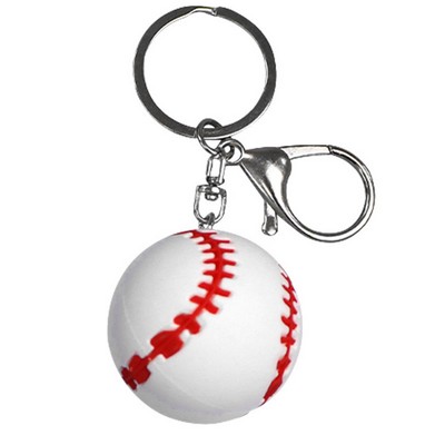 PVC Soft Baseball Keychai