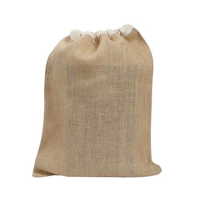 Jute Drawstring Backpack